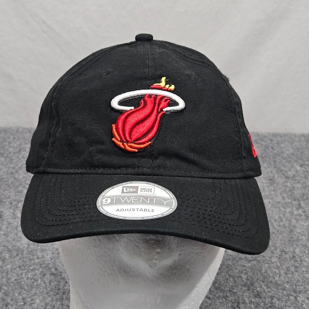 Miami Heat New Era Hat Black 9TWENTY HWC NBA Cap Sportswear Fanwear South Beach